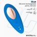 Клиторальные вибротрусики силиконовые синего цвета Intoyou Panty Vibrator App 