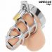 Пояс верности для мужчин металлический серебристый Addicted Toys Locked Silver Lock Penis Cage Metal