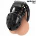 Пояс верности для мужчин черный Addicted Toys Locked Chained Hollow Penis Cage