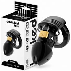 Чоловічий пояс вірності чорний Addicted Toys Locked Chastity Depths Penis Cage