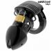 Чоловічий пояс вірності чорний Addicted Toys Locked Chastity Depths Penis Cage
