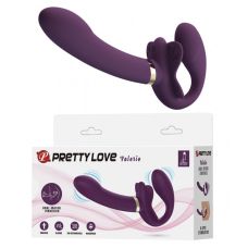 Безременний вібрострапон подвійний для жінок фіолетовий LYBAILE Valerie Dual Motor G-Spot Vibration