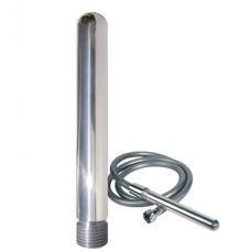 Анальный душ со шлангом стальной серебристый Joy Division Aluminium Intimatе