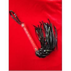 Плеть-флоггер для БДСМ цвет красный JSY