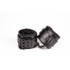 Кайдани для фіксації рук штучна шкіра Колір Чорний JSY