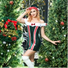 Різдвяний костюм помічниці Санти S / M