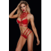 Эротический комплект женского белья красного цвета JSY Mira размеры S M