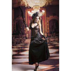 Чорна довга сукня Ретро красуня S / M JSY