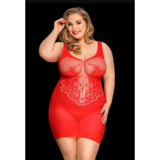 Сукня у сіточку з відкритою спиною червоного кольору JSY розміри XL XXL