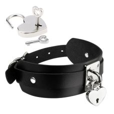 Ошейник с замочком и ключиком черный Kinky Diva Collar Мe!