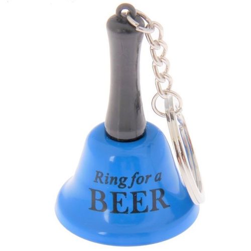 Брелок-колокольчик Ring for a Beer синий