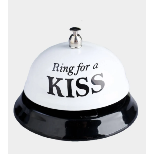 Звонок настольный RING FOR A KISS белый