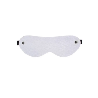 Маска на глаза из натуральной итальянской кожи белого цвета Cottelli Collection Soft Blindfold