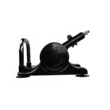 Секс машина із двома знімними насадками чорного кольору FreeLove Robo FUK machine