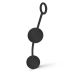 Вагінальні кульки чорного кольору EasyToys Love balls with counterweight Вагінальні кульки чорного кольору EasyToys Love balls with counterweight