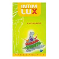 Презерватив с усиками латексный прозрачного цвета Intim lux Казанова 1 штука
