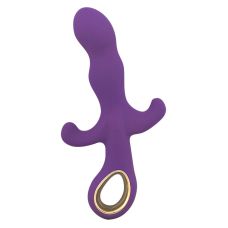 Вібратор із стимуляцією клітора силіконовий фіолетовий Lealso ЕMILY