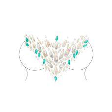 Дорогоцінності для тіла Leg Avenue Ceres Jewels Sticker Оne size