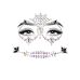 Стразы для украшения лица и тела на вечеринку Leg Avenue Calavera face jewels sticker размеры Оne size и S