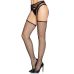 Чулки с подтяжками для чулок черного цвета Leg Avenue 