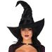 Большая шляпа ведьмы для ролевых игр черного цвета Leg Avenue размер Оne size
