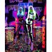 Костюм скелета для ролевых игр черно белого цвета Leg Avenue Womens Skeleton Bodysuit Halloween