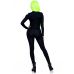 Костюм скелета для ролевых игр черно белого цвета Leg Avenue Womens Skeleton Bodysuit Halloween размер S