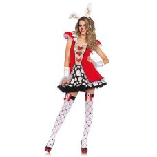 Костюм Кролика для рольових ігор різних кольорів Leg Avenue Tick Tock White Rabbit розміри M L