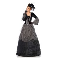 Костюм Вікторіанське бальне плаття чорного кольору Leg Avenue Victorian Ball Gown розмір S