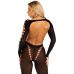 Бодистокинг с вырезами черный Leg Avenue Reckless Intentions размер One Size 