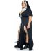 Костюм монашки черно белого цвета Leg Avenue Sultry Sinner 3 предмета размеры 1X 2X Костюм монашки черно белого цвета Leg Avenue Sultry Sinner 3 предмета размеры 1X 2X