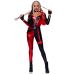 Костюм Готема для рольових ігор чорного кольору з червоним Leg Avenue Harley Q Catsuit розмір XS Костюм Готема для рольових ігор чорного кольору з червоним Leg Avenue Harley Q Catsuit розмір XS