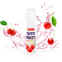 Съедобный гель-лубрикант для орального и вагинального секса Tutti-frutti вишня 30 мл
