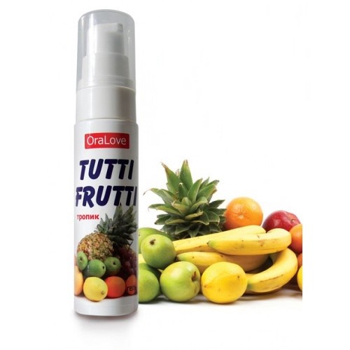 Оральный лубрикант с ароматом тропика Биоритм Tutti-frutti  30 ml