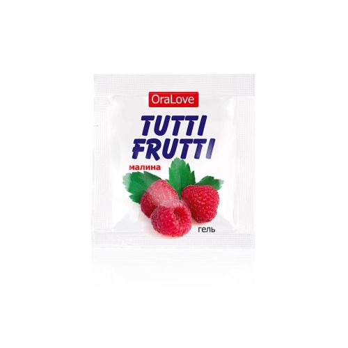 Съедобная смазка для орального секса Tutti Frutti малина OraLove