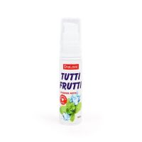 Оральная смазка для секса со вкусом Сладкой Мяты Tutti-frutti 30 мл