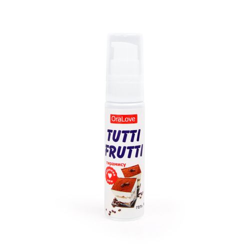 Гель-лубрикант на водной основе TUTTI-FRUTTI со вкусом тирамису 30 г Биоритм