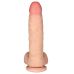 Фаллоимитатор реалистичный гнущийся на присоске телесного цвета Loveclonex Asklepios 8