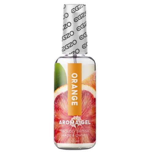 Съедобный гель-лубрикант со вкусом и ароматом апельсина EGZO AROMA GEL 50 мл
