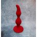 Анальна пробка куляста червоного кольору Loveshop Wave Rad