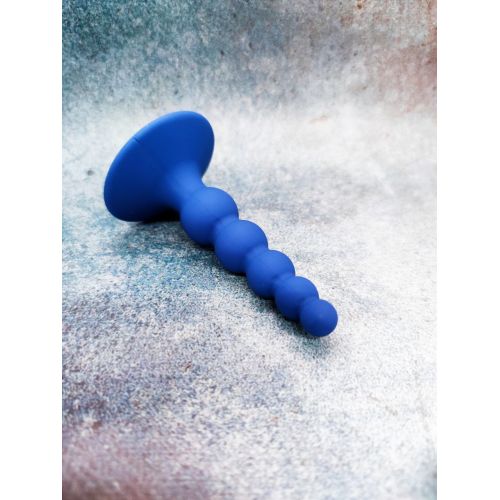Анальна пробка куляста синього кольору Loveshop Loveshop Blue