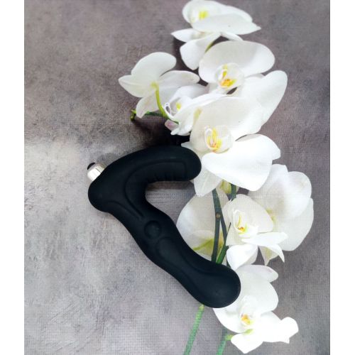 Вибромассажер простаты черного цвета Loveshop 