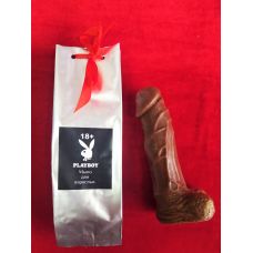 Мыло в форме члена без присоски Шоколадный Принц с ароматом шоколада 17 см