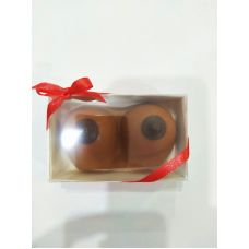 Мило у вигляді грудей Мулатка з ароматом полуниці з вершками