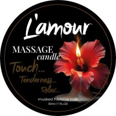 Массажная свеча с цветочно-фруктовым ароматом L'amour 30 мл