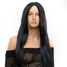 Перука чорна з довгим прямим волоссям Fetish Hair
