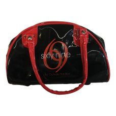 Сумка косметичка для секс игрушек черная красная Loveshop Sixty Nine 96 