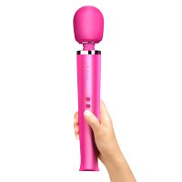 Вібромасажер Ванд у вигляді мікрофона для стимуляції клітора із силікону пурпурового кольору Le Wand