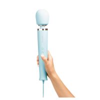 Вибромассажер Ванд в форме микрофона для стимуляции клитора нежно голубого цвета Le Wand