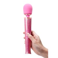 Вибратор микрофон Le Wand для интимных игр блестящий розовый